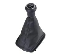 KLAUER Copri-cuffia Leva Cambio 5/6 Marce In Pelle Nera E Grigia Per A6 C5 A4 B5 A8 D2 1996-2003(Black,6 speed)
