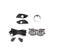 KLAUER Griglia di Copertura per Fendinebbia A LED Lunetta Cromata Cablaggio Interruttore Kit Fendinebbia per Ford per Focus 2 MK2 2009 2010 2011 Accessori Auto(Set LED 1)