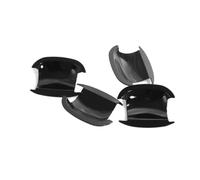 KLAUER Maniglia Esterna Per Porta Cover E Finiture Per L'incavo Della Maniglia Esterna Dell'auto Per Skoda Per Superb 2009-2013(Black bowl)