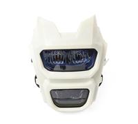 KLAUER per Grom MSX125 MSX 125 2016 2017 2018 Faro Anteriore A LED per Moto Faro Anteriore E Copertura(Bianca)