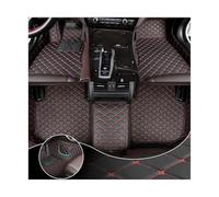 KLAUER per Hyundai per Santa Fe 5 Posti 2006-2023 Tappetini Auto Personalizzati A Copertura Totale Tappetini Impermeabili Tappetini(Black Red,2013-2023)