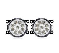 KLAUER per Jaguar per S-Type X-Type XK XJ X358 LED Fendinebbia Auto Lampada Fendinebbia 8000LM 30W Bianco Giallo 12V Fendinebbia Accessori Auto(9 LED Yellow)