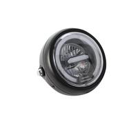 KLAUER per Yamaha Faro Anteriore A LED per Moto da 6 Pollici Faro Anteriore Rotondo Universale da 6 Pollici Faro Anteriore Rotondo(Giallo)