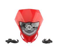 KLAUER per Yamaha WR 250F 250R 450F YZ TTR FX MX 2015-2019 Faro Anteriore per Moto Faro Anteriore per Motocross E Cross(Red)