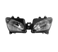 KLAUER per Yamaha YZF R1 2000-2001 Faro Anteriore per Moto Faro Anteriore Alloggiamento Nero con Gruppo Lente Trasparente