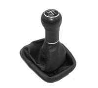 KLAUER Pomello Del Cambio A 5 Marce Con Cuffia In Pelle Per VW Per Golf 2 3 E 4 Cabrio Per Polo 6N Per Passat 35i(Black line)
