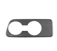 KLAUER Rivestimento Pannello RHD per Toyota per Yaris per Cross 2021 2022 in Fibra di Carbonio per Console Centrale Portabicchieri Decorazione Adesivi di Rivestimento Trim Accessori(Carbon Black)
