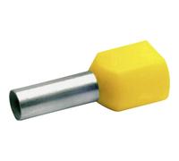 Klauke 87614 Capocorda doppio 10 mm² Parzialmente isolato Rosso 100 pz.