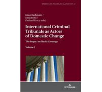 Klaus Bachmann International Criminal Tribunals as Actors of (Copertina rigida)