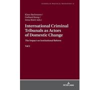 Klaus Bachmann International Criminal Tribunals as Actors of (Copertina rigida)