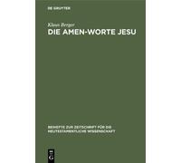 Klaus Berger Die Amen-Worte Jesu (Copertina rigida)