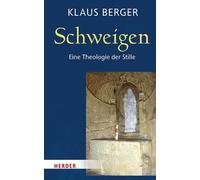Klaus Berger Schweigen (Copertina rigida)