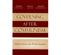 Klaus H. Goetz Hellmut Wollmann Vesselin D Governing after Co (Copertina rigida)