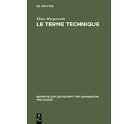Klaus Morgenroth Le terme technique (Copertina rigida)