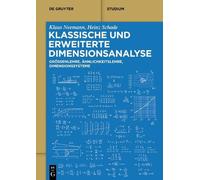 Klaus Neemann Heinz Schad Klassische und erweiterte Dimensionsanalys (Tascabile)