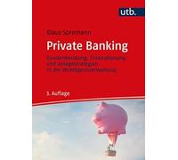 Klaus Spremann Private Banking: Kundenberatung, Finanzplanung (Copertina rigida)