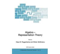 Klaus W. Roggenkamp Algebra - Representation Theory (Copertina rigida)