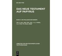 Klaus Wachtel Das Neue Testament auf Papyrus, Teil 2, Gal, Ep (Copertina rigida)