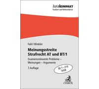 Klaus Winkler C Meinungsstreite Strafrecht AT und BT/1: Examensrelev (Tascabile)