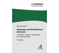 Klaus Winkler M Schemata und Definitionen Zivilrecht: mit Arbeits-, (Tascabile)
