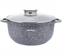 KLAUSBERG KB-7523 - Pentola con rivestimento in marmo, 5,6 l, 26 cm