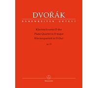 Klavierquartett D-Dur op. 23. Spielpartitur, Stimmensatz, BÄRENREITER URTEXT