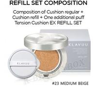 KLAVUU Cuscino Alta Copertura Tensione EX 12g + Ricarica 12g Set #23 Medium B...