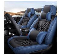 KLBVFDYAN 5posti Auto Set Coprisedili per Renault Clio V Hatchback 2019-2025+, Copri Sedile Anteriori Posteriori Accessori Interni,A/Luxurious-A/Black-Blue