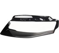 KLBVFDYAN Auto Alloggiamenti fari Anteriori per Audi A4 A4L B8 2009 2010 2011 2012, Coprifaro Anteriore in Vetro Coprifaro Trasparente Coprifaro Guscio Faro Accessori,A/Left