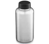 Bottiglia in acciaio inox Klean Kanteen Wide w/Wide Loop Cap - brushed stainless 1900 ml Colore: argento