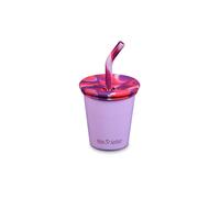 Klean Kanteen Kid's Tazza 295ml Straw Lid Bambini Spill Proof Drink Crocus Petal