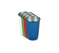 KLEAN KANTEEN Bicchiere in acciaio inox Pint Cup Partake 473ml Set da 4 multicolore
