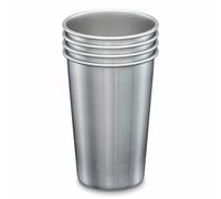 Klean Kanteen Bicchieri da pinta a parete singola in acciaio inox, confezione da 4 pezzi da 453,6 g