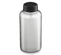 Bottiglia in acciaio inox Klean Kanteen Wide w/Wide Loop Cap - brushed stainless 1900 ml Colore: argento