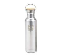 Klean Kanteen Edelstahlflasche mit Stainless Unibody Bamboo cap 800 ml Reflect, Bottiglia Tappo Uomo, in Acciaio Inox specchiato, 800000 ml