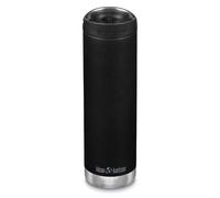 Klean Kanteen Tkwide 20oz (w/ Café Cap) Black 21 - Borraccia flaccida - Nero [Taglia : Unique]