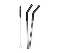 Klean Kanteen Unisex - Adulto Straw Flacone Nero Taglia Unica