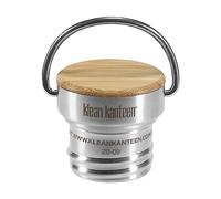 Tappo Klean Kanteen per bottiglie Classic Unic Bamboo Loop Cap argento marrone