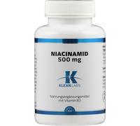 KLEAN LABS Niacinamide (B3) 500 mg - 100 capsule