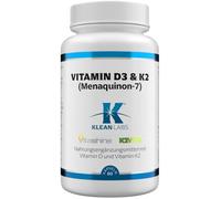 KLEAN LABS Vitamina D3 e K2 Menachinone 7 - 60 capsule