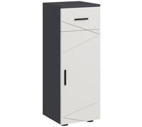 kleankin Armadietto da Bagno con Cassetto, 30x30x82 cm, Grigio