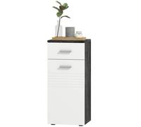 kleankin Mobile Bagno in Legno Armadietto con Mensole e Cassetto