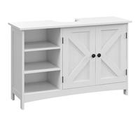 kleankin Mobile Sottolavabo a Terra 3 Ripiani Aperti 90x30x60cm Bianco