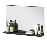 kleankin Specchiera Bagno da Parete Moderna con Ripiano 60x12x40 cm