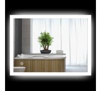 kleankin Specchio Bagno con Luci, Controllo Touch e Antiappannamento