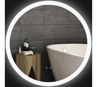 kleankin Specchio Bagno con Luci LED, Controllo Touch e Antiappannamento
