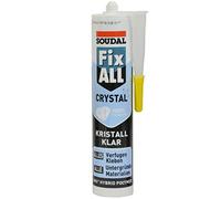 Soudal 282.204,2 cm Fix all Crystal"adesivo sigillante, bianco, 290 ml