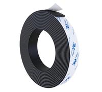 KLEBASTO Nastro magnetico autoadesivo, spessore 1,5 mm, striscia magnetica autoadesiva, con forte adesivo 3M, per cucina, scuola e ufficio (10 mm x 6 m)