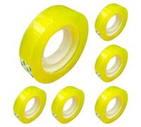 Klebebandabroller, Nachfüllrollen, Transparentes Schreibwarenband | 6 Rollen Transparentes Klebeband, Nachfüllrollen,Reibungsloses Ablösen Des Sicheren Briefpapierbandes Für Effizientes Verschließen U