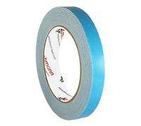 KLEBESHOP24 Duplocoll 918 - Nastro biadesivo a specchio, bianco, 12 mm x 5 m